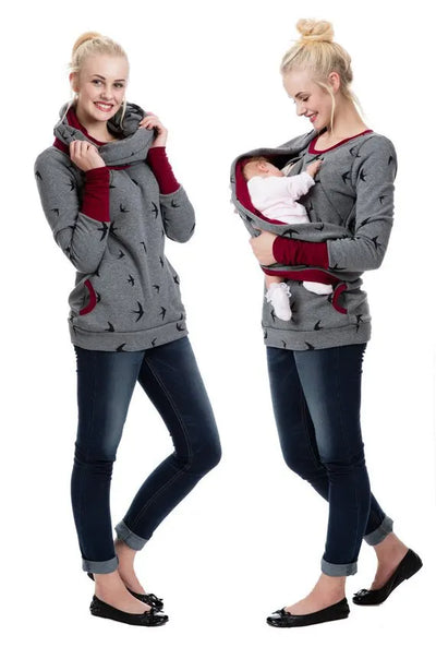 Sudadera con Capucha para Lactancia Materna - Manga Larga Mujer - Image 31