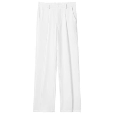 Pantalones de Traje Rectos con Caída Elegante para Hombre - Image 6