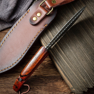 Cuchillo de Pluma con Mango de Madera para Exterior - Image 10