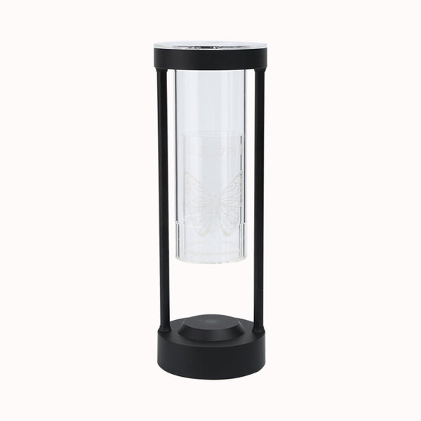 Lámpara de Mesa de Aluminio Transparente con Luz Ambiental - Image 5