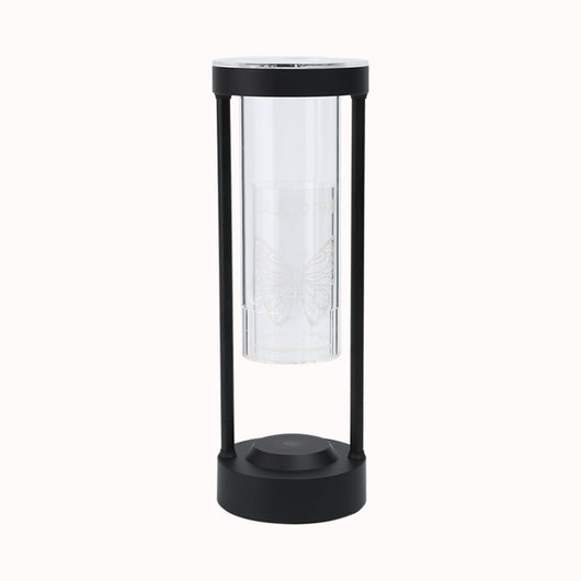 Lámpara de Mesa de Aluminio Transparente con Luz Ambiental - Image 5