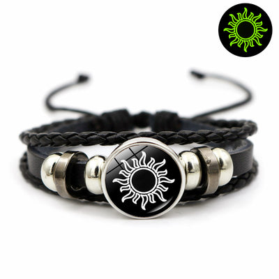 Pulsera de Cuero para Parejas Sol y Luna - Símbolos del Amor Eterno - Image 5