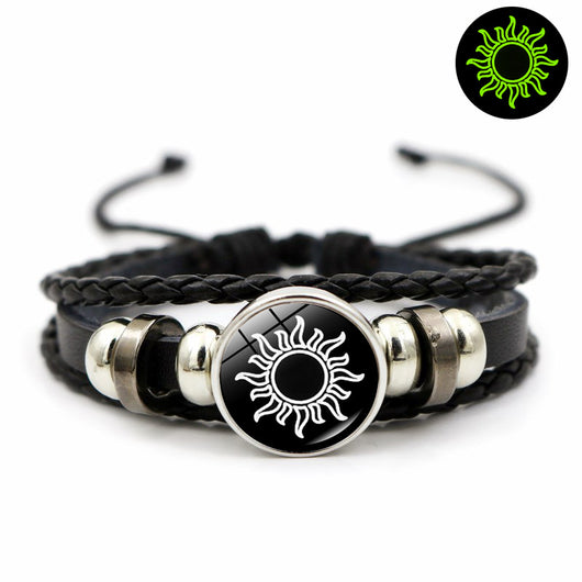 Pulsera de Cuero para Parejas Sol y Luna - Símbolos del Amor Eterno - Image 5