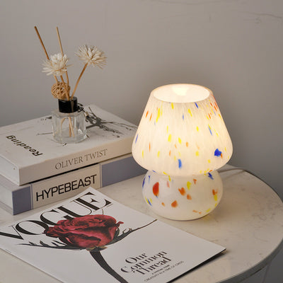 Lámpara de Mesa Hongo de Vidrio Artesanal - Image 3