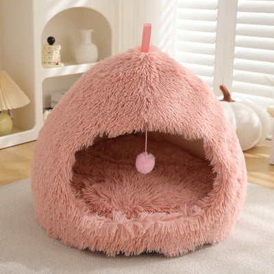 Cama Térmica Acogedora para Gatos - Nido Peluche Invierno - Image 6
