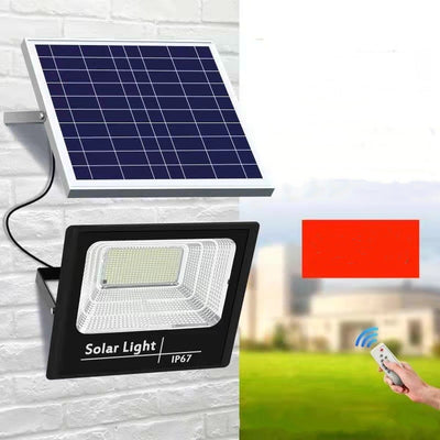 Lámpara Solar Exterior Grande a Prueba de Lluvia - Iluminación LED Recargable sin Poste
