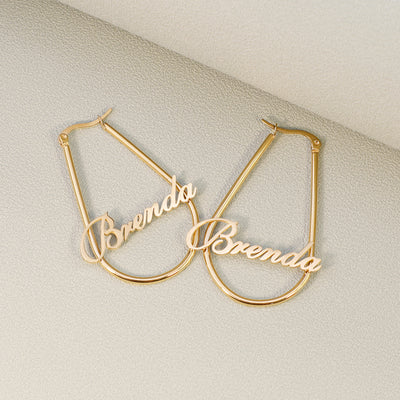 Aretes de Acero Inoxidable con Personalidad DIY - Joyería de Temperamento Moderno - Image 4