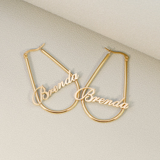 Aretes de Acero Inoxidable con Personalidad DIY - Joyería de Temperamento Moderno - Image 4