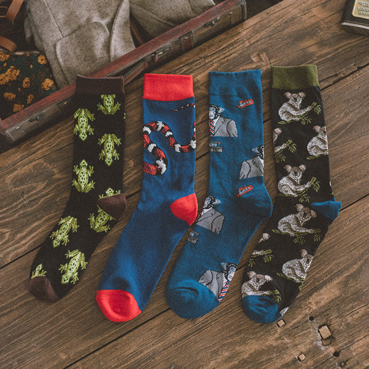 Calcetines Retro Británicos Premium - Caja de Regalo Creativa para Hombre - Image 26
