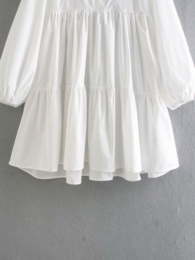 Vestido de Playa Elegante Escote en V Profundo Manga Larga - Image 14