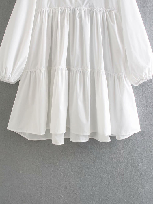 Vestido de Playa Elegante Escote en V Profundo Manga Larga - Image 14
