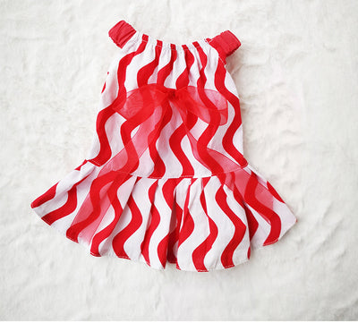 Vestido Falda con Moño para Mascotas - Algodón Suave para Perros y Gatos - Image 3
