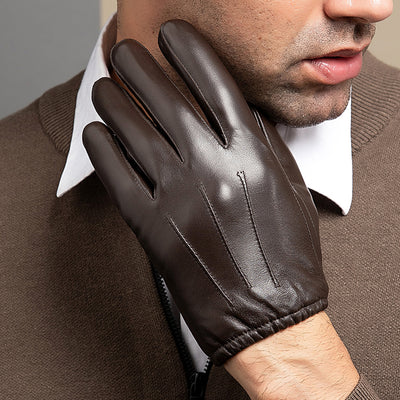 Guantes de Piel de Oveja con Forro Polar y Acolchado Térmico - Image 7