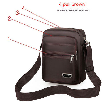 Bolso Bandolera Impermeable de Gran Capacidad con Múltiples Compartimentos - Image 9