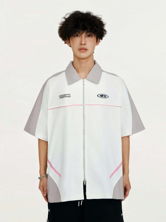 Camisa Manga Corta con Estampado de Letras a Juego - Image 23