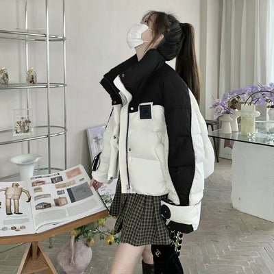 Chaqueta de Algodón Grueso Suelta y Moderna para Mujer - Image 3