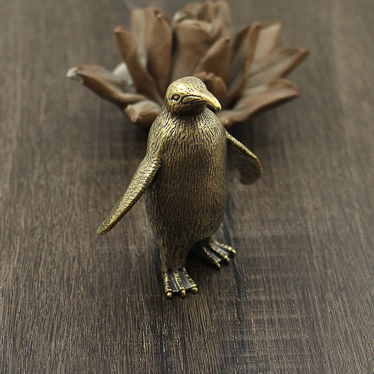 Ornamentos de Pingüino en Latón Macizo Grande - Image 7
