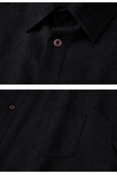 Camisa Retro Holgada de Manga Larga para Hombre - Image 12