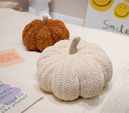 Almohada Decorativa Sofá Pequeña con Diseño de Calabaza para Sala - Image 11