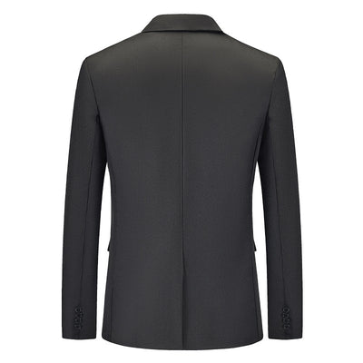 Saco de Negocio Hombre Corte Relajado Solapa Simple - Image 25