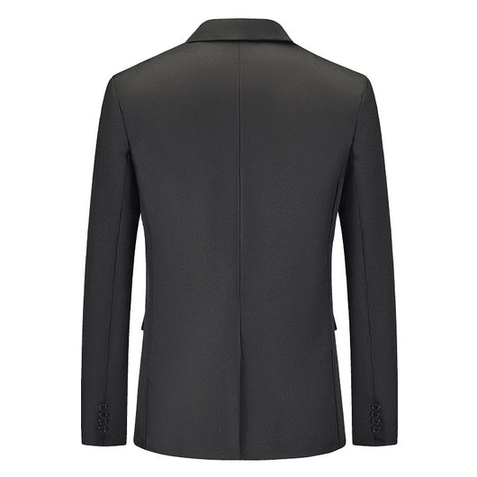 Saco de Negocio Hombre Corte Relajado Solapa Simple - Image 25