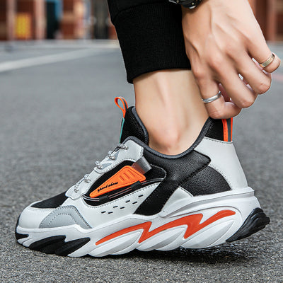 Zapatos Deportivos Casuales de Cuero Ligero para Hombre - Image 8