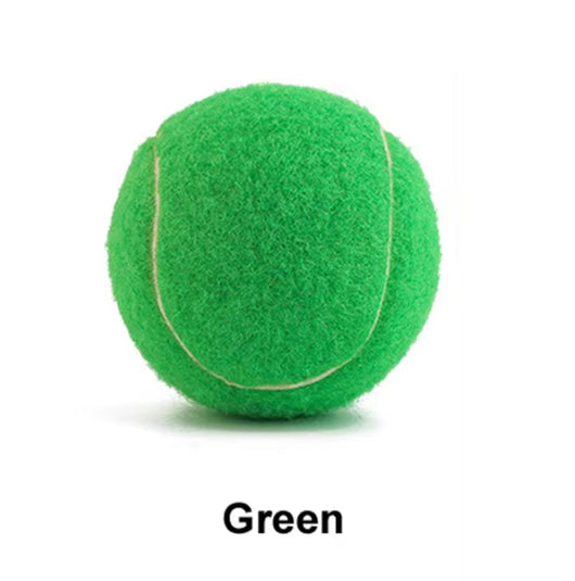 Pink rubber pet tennis ball, bite-resistant, for dogs to play fetch and chew. - Image 12