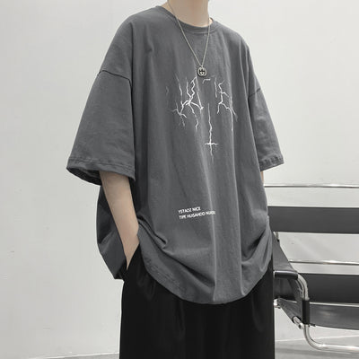 Camiseta Hombre Suelta Manga Corta - Diseño Moderno - Image 14