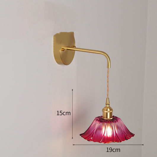Lámpara Colgante Retro de Cristal con Detalles en Latón - Estilo Nórdico - Image 6
