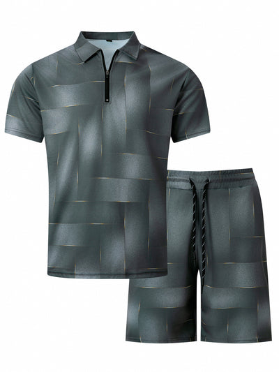 Conjunto Deportivo Hombre Pantalones Cortos y Camiseta Manga Corta - Image 27