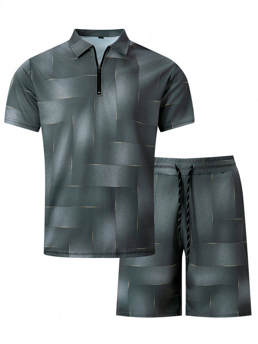 Conjunto Deportivo Hombre Pantalones Cortos y Camiseta Manga Corta - Image 27
