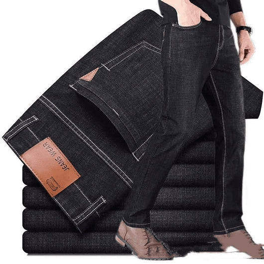 Jeans Hombre Corte Recto Cintura Media Holgado - Image 8