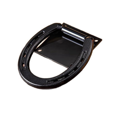 Cinturón de Acero Sólido con Anillo de Amarre para Lazo de Caballos - Image 5