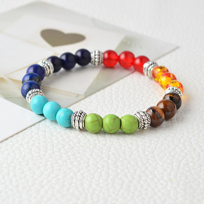 Pulsera Chakra de Piedras Naturales para Yoga y Energía - Image 7