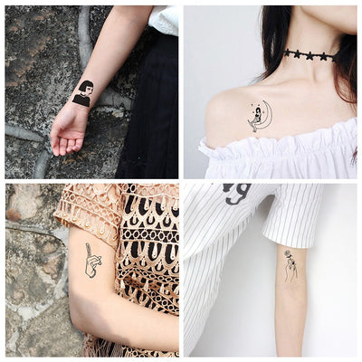 Tatuajes Temporales Impermeables Estilo Ukiyo-e Japonés - Pegatinas Desechables - Image 32