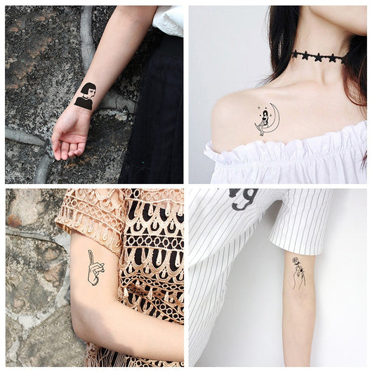 Tatuajes Temporales Impermeables Estilo Ukiyo-e Japonés - Pegatinas Desechables - Image 32