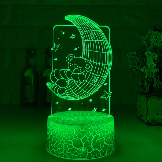 Lámpara LED 3D Táctil con Control Remoto - Image 4