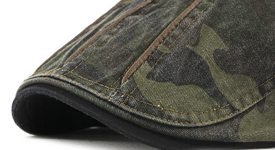 Gorra Béret Camuflaje para Hombre - Estilo Militar Lavable - Image 11