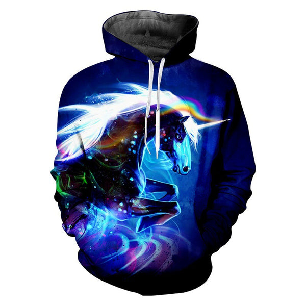 Sudadera Deportiva de Manga Larga con Impresión 3D Digital