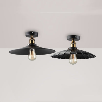 Lámpara de Techo Industrial de Hierro - Luz Colgante Minimalista