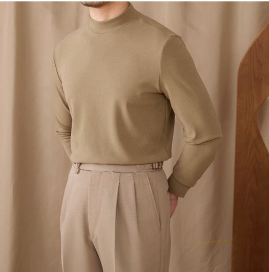 Suéter Cuello Alto Elástico Térmico para Desplazamientos - Image 33