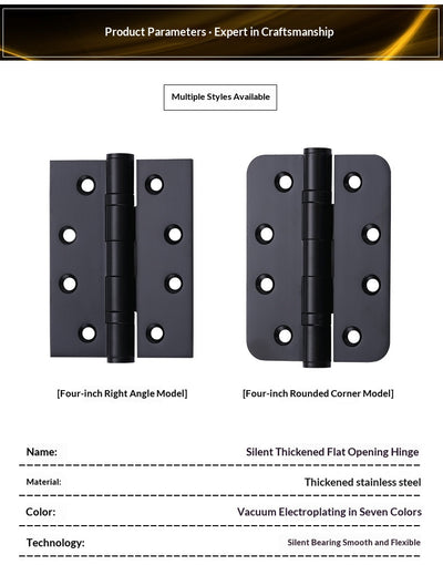 Bisagra de Acero Inoxidable para Puerta de 4 Pulgadas Silenciosa - Image 13