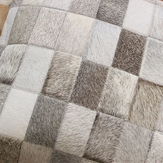 Almohada Decorativa de Piel Sintética con Tejido Entrelazado - Image 8