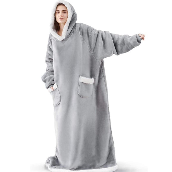 Sudadera Manta con Capucha - Pijama Cómodo para Casa y TV