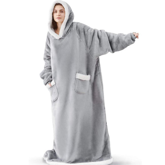 Sudadera Manta con Capucha - Pijama Cómodo para Casa y TV