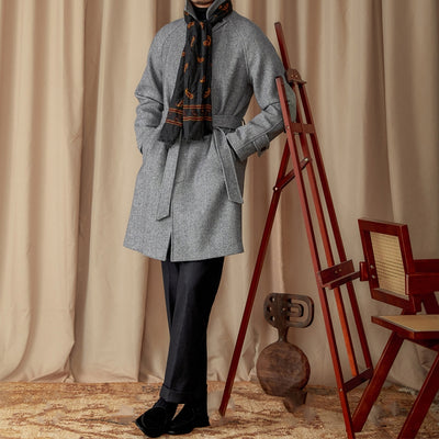 Abrigo Largo de Lana Británica 50% - Estilo Casual Invierno - Image 6