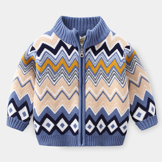 Chaqueta Acolchada de Terciopelo Baby Plus con Cierre - Image 11