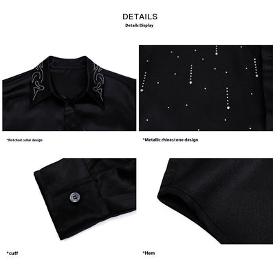 Blusa Corta de Satén Sedoso - Corte Amplio Perfecta para Commuters - Image 13