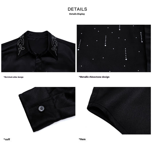 Blusa Corta de Satén Sedoso - Corte Amplio Perfecta para Commuters - Image 13