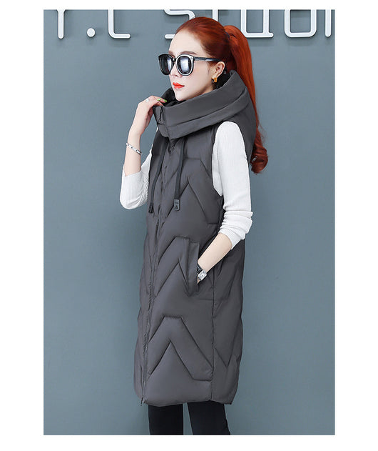 Chaleco Acolchado Coreano Slim Fit para Mujer - Image 11